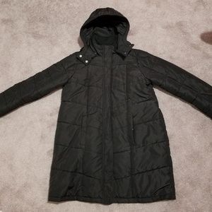 Motherhood Maternity Long Puffer Winter Coat